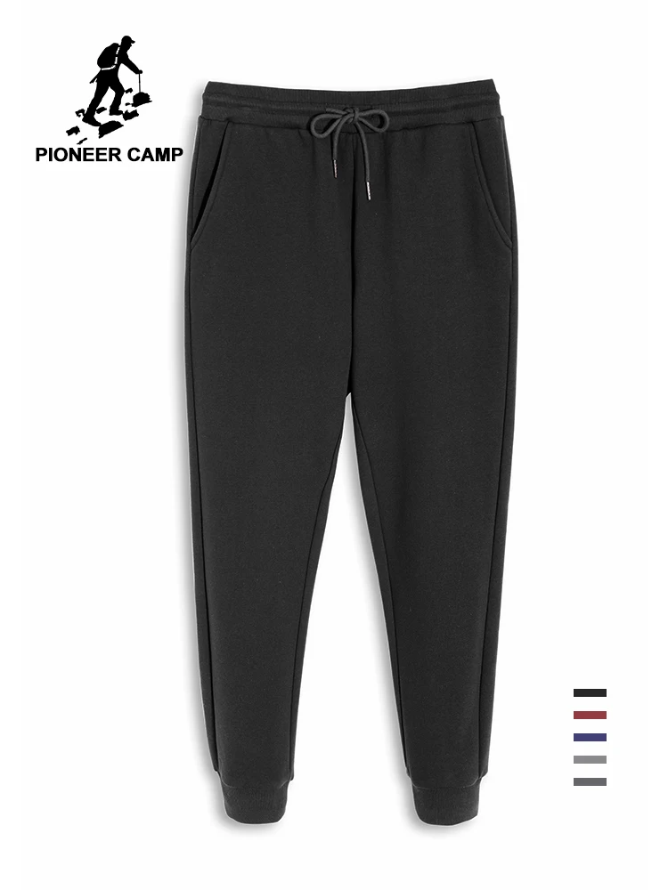 Пионерский лагерь, высокое качество, одноцветные штаны для бега, мужские повседневные весенние осенние мужские брюки, темно-синие, винные, черные, серые спортивные штаны AZZ902143