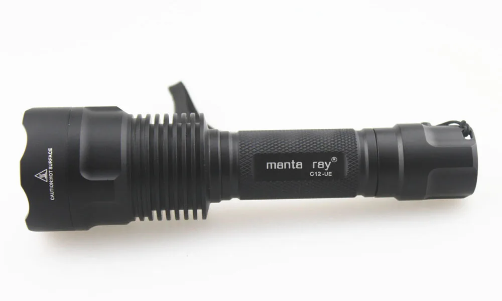 Манта C12-UE CREE XP-L Hi V3 2000lm 12x7135 8-режим интеграции на открытом воздухе тактический светодиодный фонарик(1x18650