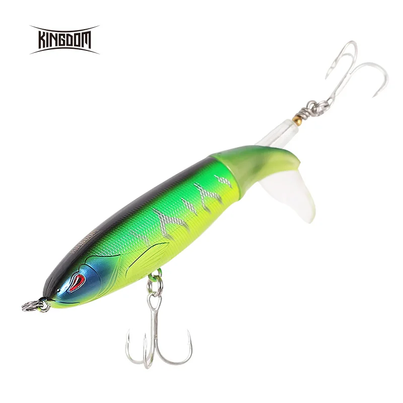 Kingdom Fishing Lure Propeller Whopper Popper 90mm/12g 110mm/20g 130mm