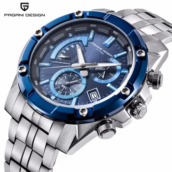 

Pagani Quartz Business clock Watches Men Waterproof Sports Luxury Brand Military steel Male wrist Watch Casual Relogio Masculino