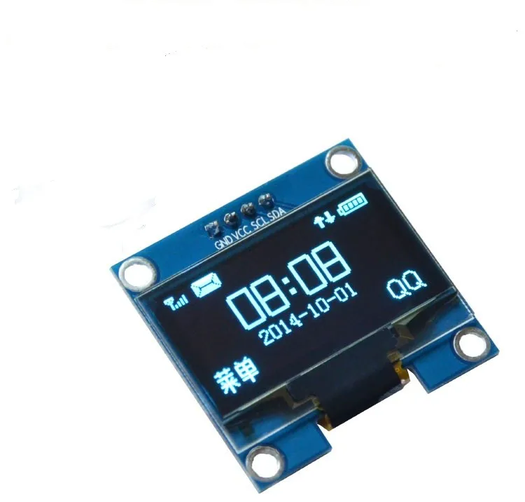1 шт. 1,3 "O светодиодный модуль синий цвет 128X64 1,3 дюймов O светодиодный ЖК-дисплей светодиодный Дисплей модуль для Ar-duino 1,3" IIC I2C общаться