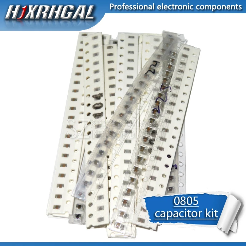 16 значений * 20 шт. 0805 475 SMD конденсатор в ассортименте 10 пФ ~ м компоненты сделай сам