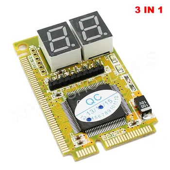 

3 in 1 Mini PCI/PCI-E/LPC PC LAPTOP Diagnostic Analyzer Card Post Tester