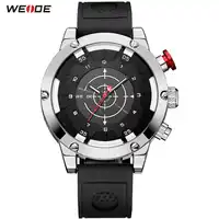 Fashion Top Brand WEIDE Men Analog Watch Sport Watch Men Quartz Waterproof Silicone Band Wristwatch Relogios Masculinos Man Gift
