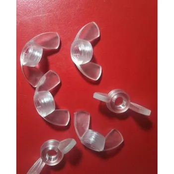 

M5 M6 Transparent Butterfly Screw Thumb PC Nut T Type Acrylic Nuts