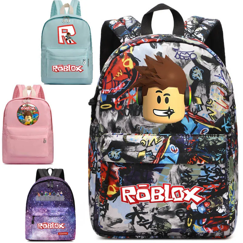 

Roblox backpack student school bag fashion Graffiti backpack Daily backpack Multi style and multi color