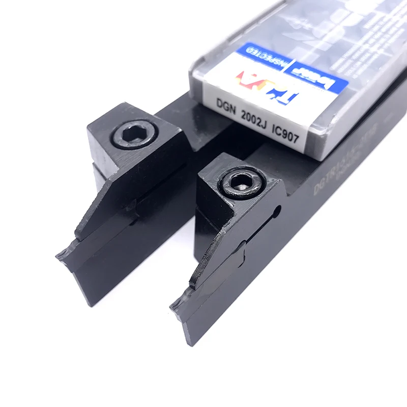 Buy 10PCS DGN 2002J IC907 ISCAR grooving carbide inserts + 1PC DGTR2020 2T18