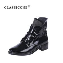 CLASSICONE 2019 New Woman shoes women's ankle boots spring autumn genuine leather flats brand fashion luxury sexy style black CLASSICONE 2019 New Woman shoes women's ankle boots spring autumn genuine leather flats brand fashion luxury sexy style black