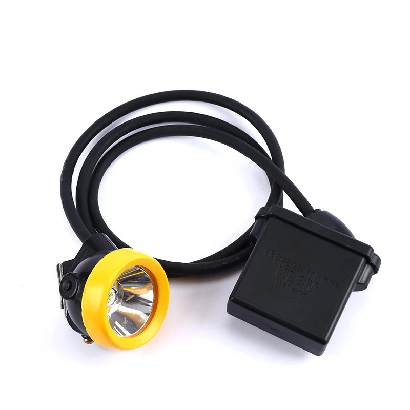 12pcs/lot Waterproof KL8M LED Cap Lamp Super Bright Rechargeable Miner
