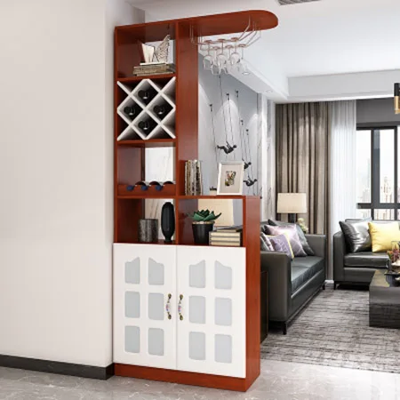 Современная Минималистичная многофункциональная витрина для одного шкафа, витрина для гостиничной гостиной, коммерческая мебель для бара, винного шкафа, украшения - Цвет: A red wood color