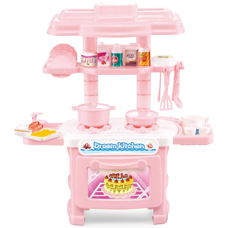 

1set Portable Electronic Children Kids Kitchen Cooking Girl Toy Cooker Play Set