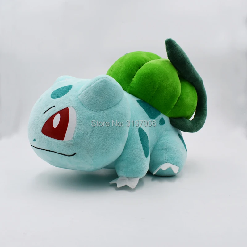 Najtaniej 35*25 CM duży rozmiar śliczne Bulbasaur pluszowa lalka PP bawełna Cartoon Peluche poduszka zabawki na prezent urodzinowy dla dzieci darmowa wysyłka