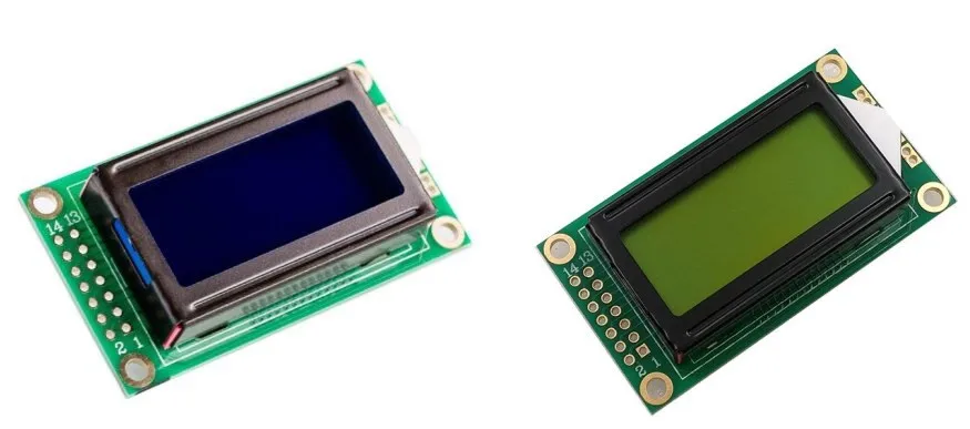 

10pcs 0802 LCD Module 8 x 2 Character Display 3.3V / 5V LED LCD Backlight for arduino Diy Kit