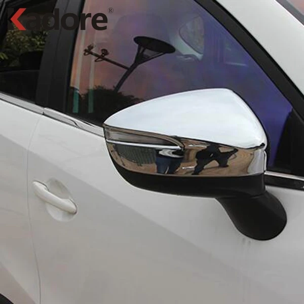Chrome Side Mirror Strips For Mazda CX3 CX5 Rearview Trims Accessories
