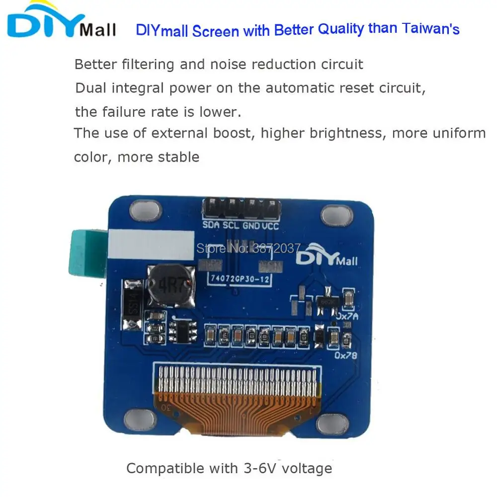 FZ1426-DIY-diymall 1.3inch oled display