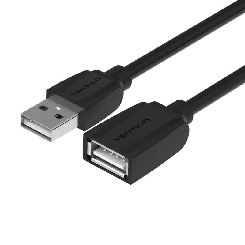 Vention USB 2,0 кабель-удлинитель для передачи данных «Папа-мама» 1 м/1,5 м/2 м/3 м/5 м для зарядки телефона и компьютера USB 2,0