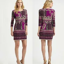 Зимнее платье; Лидер продаж; Новинка; ; шелковое хлопковое прямое платье; коллекция года; необычное трикотажное эластичное цельнокроеное платье с геометрическим принтом