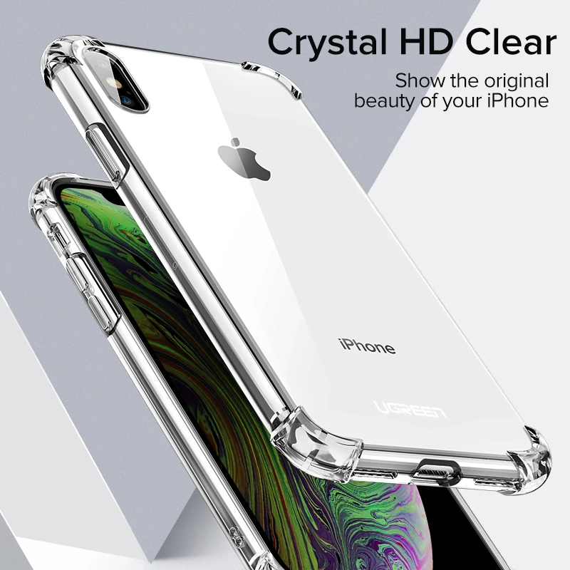 Ugreen Case For iPhone 7 8 Plus Case Shock-proof Back Cover For iPhone X Xs Max Phone Case HD Clear Protective For iPhone 7 Case