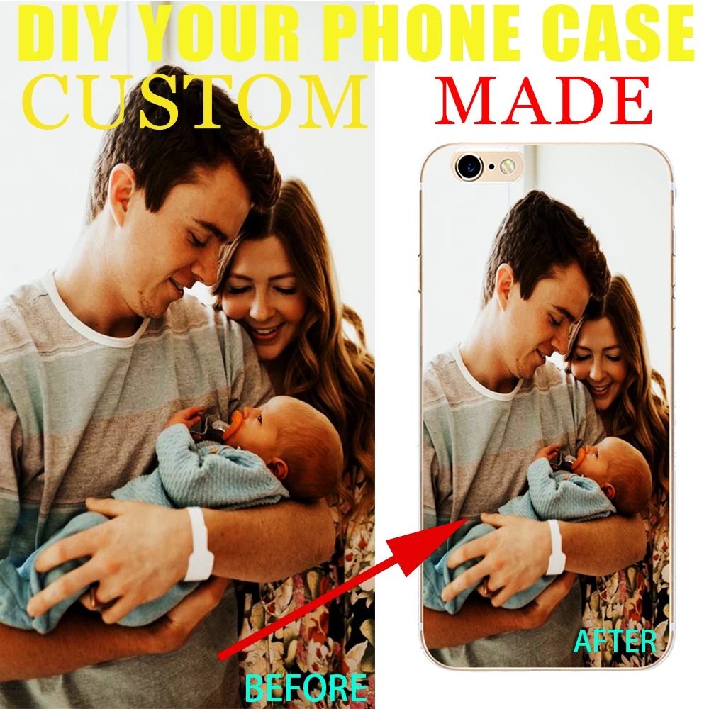 

DK Customize your own picture DIY pattern images phone case hard Cover for Apple iPhone 6 6s 7 8plus 5 5s 5c 4s X XS XR XSMAX