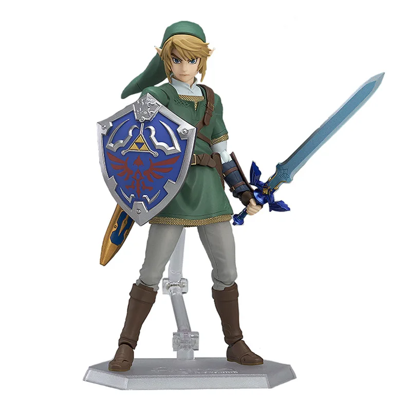 

The Legend of Zelda Skyward Sword Link Figma 320 Deluxe Version PVC Action Figure Collectible Model Toys Doll Christmas Gifts