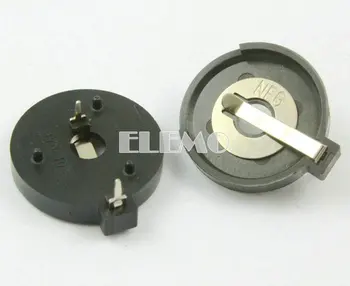 

20 Pieces 2cm Pin Distance Plastic Housing CR2430 Button Battery Holder