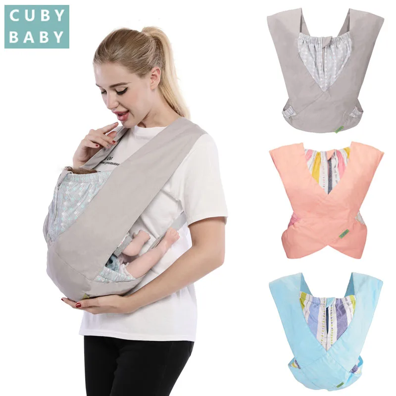 Cuby fashion Baby Carrier Cozy Cotton Baby stretchy X type Newborn