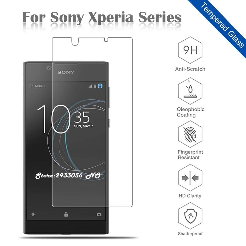 

Protective Glass On For Sony Xperia XA Z3 XA1 X XZ 1 L1 X A Z 3 L Tempered Glas Premium Protection Film Screen Protector 2.5D 9H