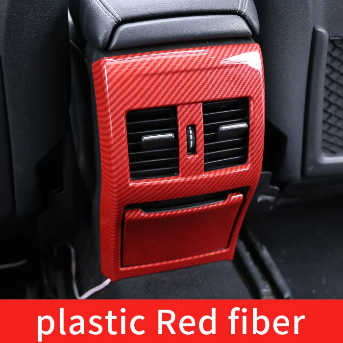 Для mercedes cla w117/mercedes cla amg/mercedes gla/x156 amg cla 200 mercedes gla 200 аксессуары mercedes benz cla 250 gla amg - Название цвета: red fiber 2pcs