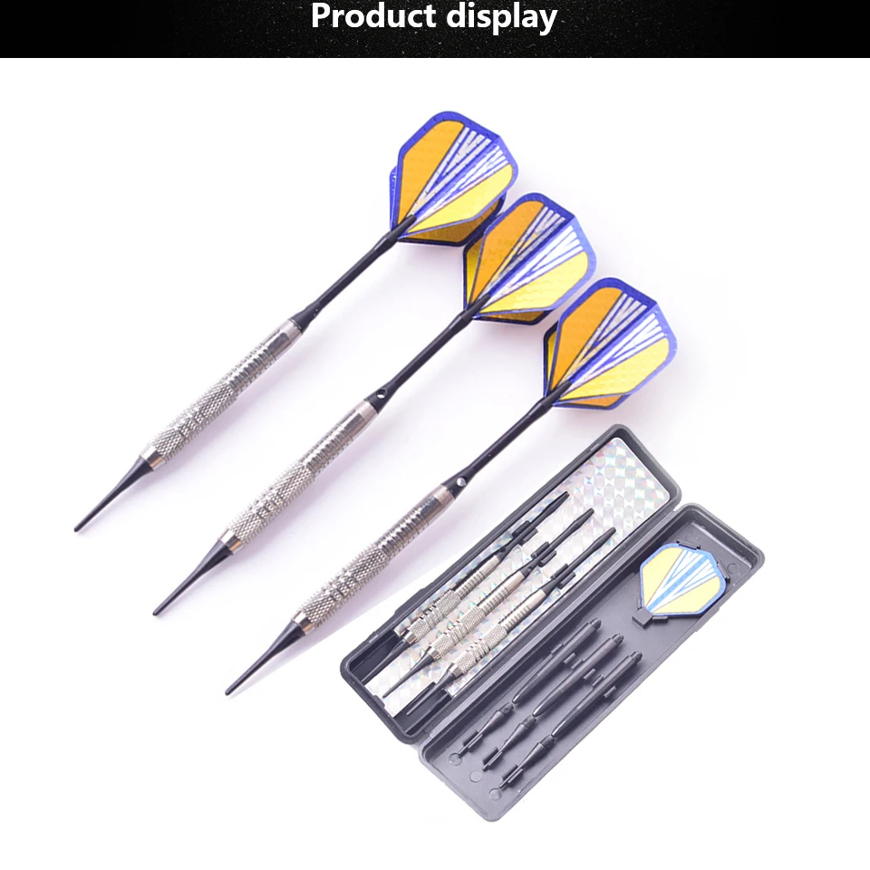 YL darts high quality 16 grams of steel, copper, aluminum handle soft tip toy 3 sets / sets