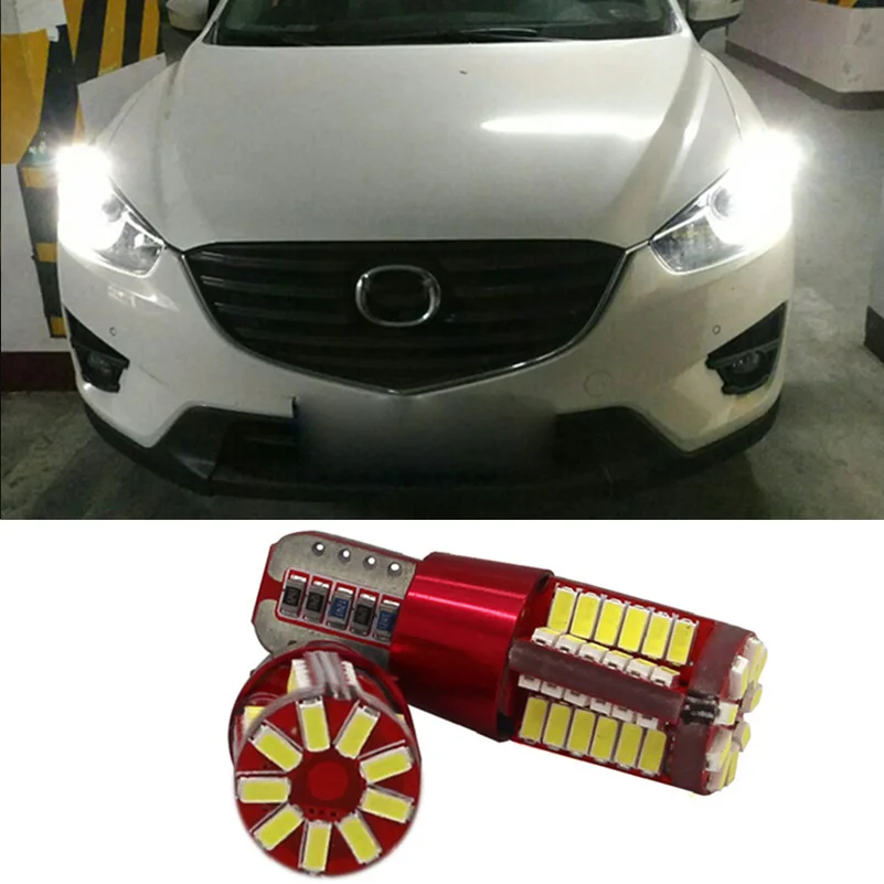 2 шт. светодиодсветодиодный Лампы Canbus T10 W5W 57 SMD 3014 для Mazda 3 6|light mazda 3|car lightlamp for |