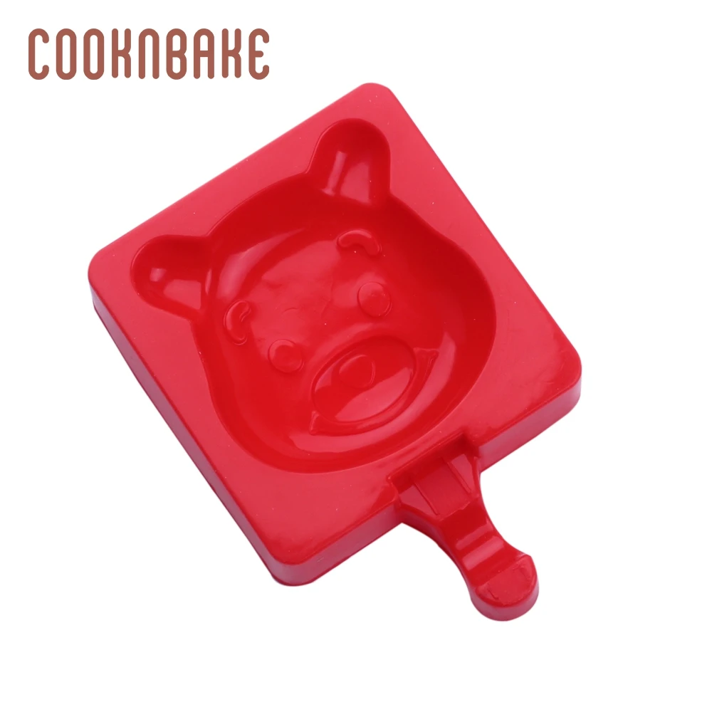 COOKNBAKE Мишка мороженого силиконовые формы для конфет замороженного льда Куб лоток