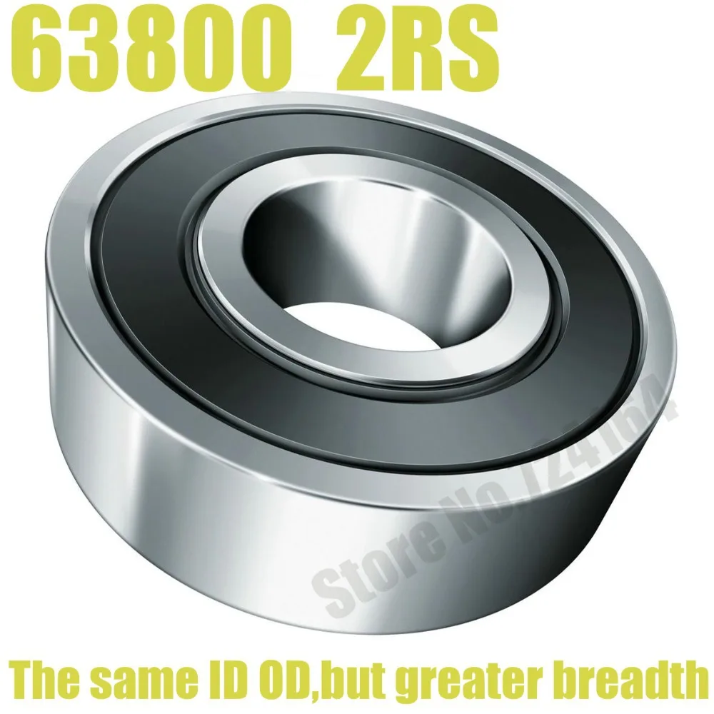 10pcs-free-shipping-excavator-bearing-63800-2rs-63800-2rs-10-19-7mm
