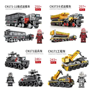 

IN STOCK DHL 9style The Wandering Earth Genuine authorization Carrier Truck Model Building Blocks Technic Educational Bricks Toy