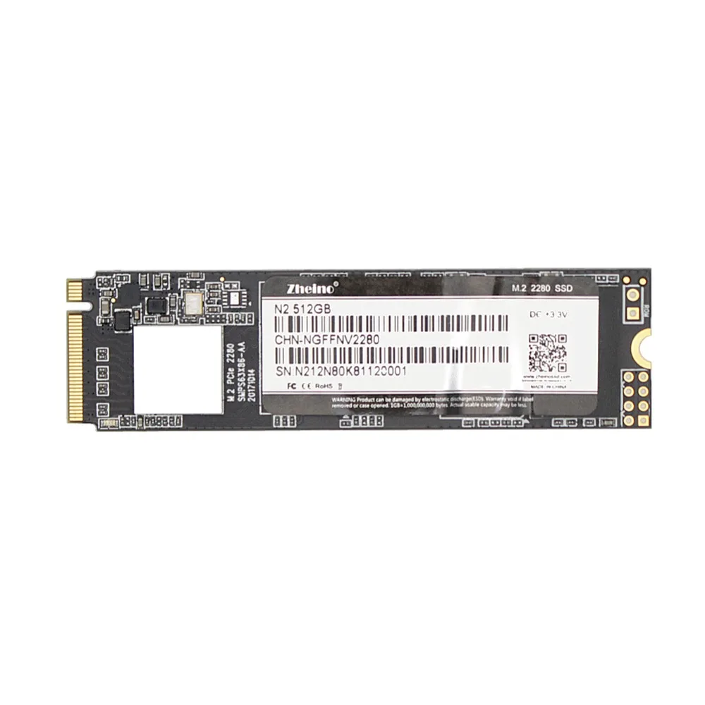 

Zheino M.2 2280 512GB SSD NGFF SSD pcie Internal Solid State Disk Drive For pc laptop desktop server macbook