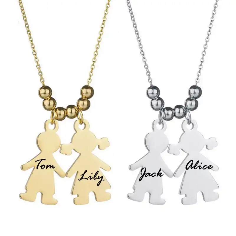 personalized baby necklace for mom