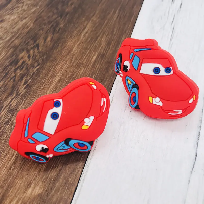 

10pcs Children Protection Cartoon Car Soft PVC Furniture Drawer Handle Safety for Kids Wardrobe Cabinet Door Drawer Pull handle