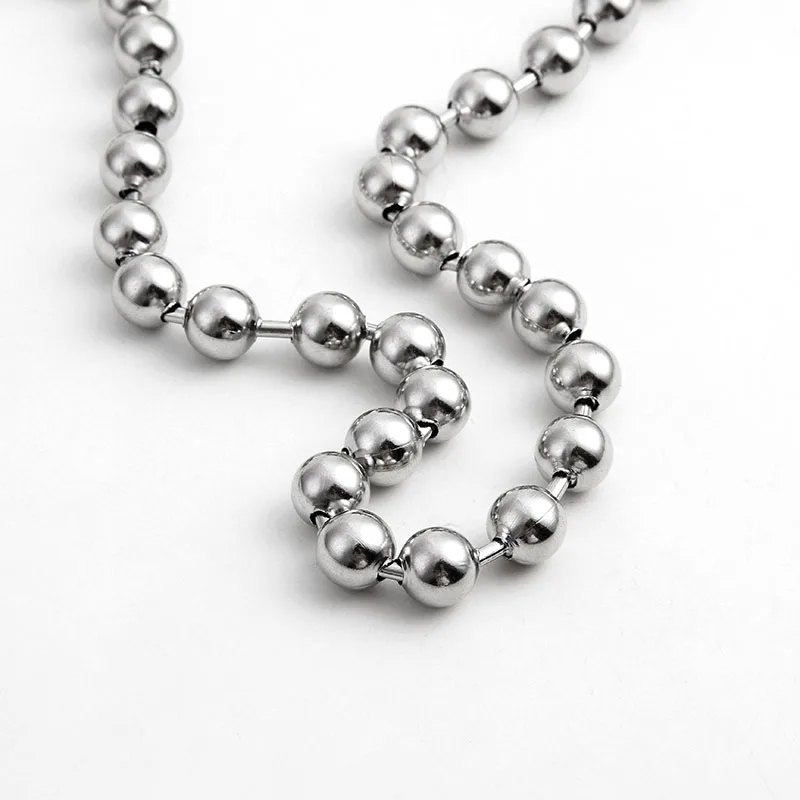 

Custom 304 Stainless Steel Bead Ball Chain for clients order only