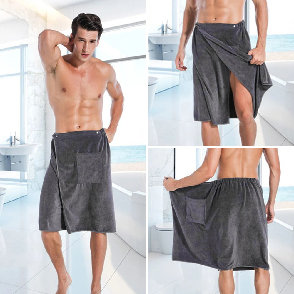Buy New Man Wearing Coral cashmere Bath Towel