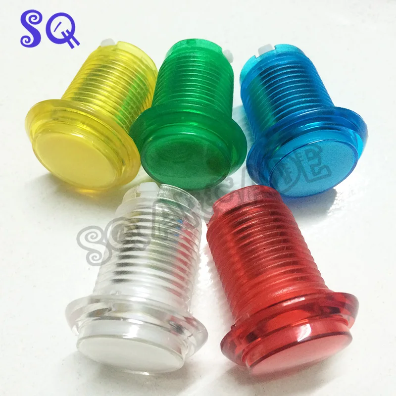 

33mm Push Button Arcade Button Led Micro Switch Momentary Illuminated 5V/12v Power Button Switch Classic Arcade Game DIY Parts