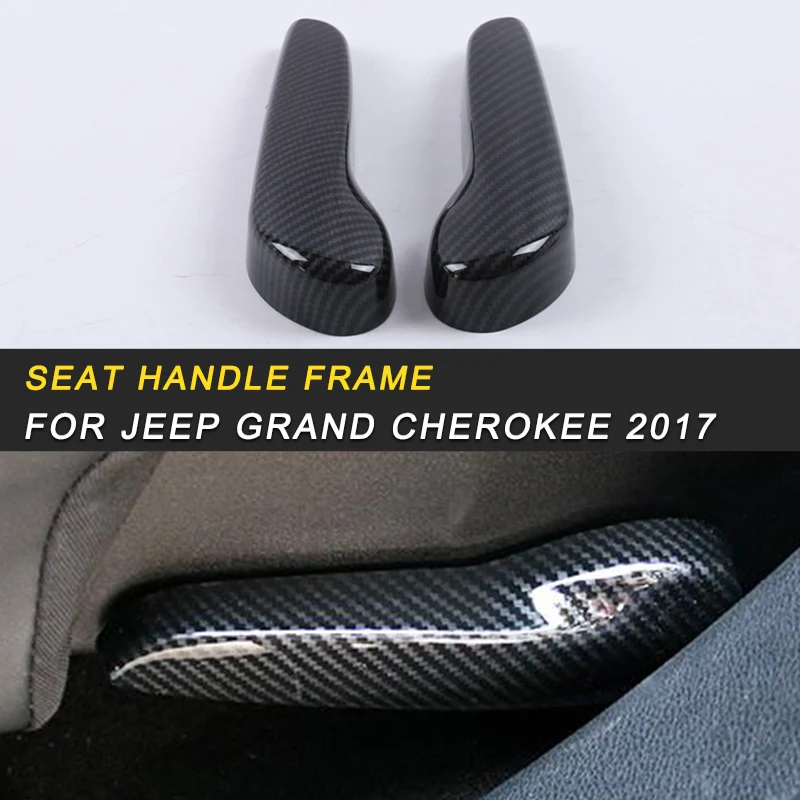 

Rear Seat Handle Frame Trim Covers Interior Accessories for Jeep Grand Cherokee 2017 Auto Car-styling
