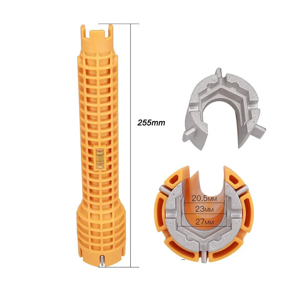 Кран раковина установщик двойной головкой сервисный ключ для смесителя гаечный ключ противоскользящие, для ванной Универсальный Lavabo пол воды гаечные ключи раковина гаечный ключ