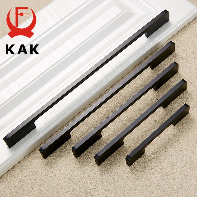 KAK Cabinet Handles Solid Aluminum Alloy American Style Kitchen Cupboard Pulls Drawer Knobs Furniture Handle Hardware