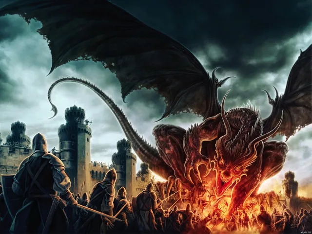 epic battle dragon knights