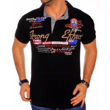 Zogaa популярная Летняя мужская хлопковая рубашка Поло рубашка для парня с коротким рукавом большого размера рубашка Поло Джерси Мужская рубашка поло с коротким рукавом Одежда