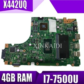 شراءلوحة أم للكمبيوتر المحمول ASUS X442 X442U X442UR X442UQ X442UQK X442UQR اللوحة الرئيسية 100% تم اختبارها مع وحدة المعالجة المركزية I5-7200U 4GB RAM