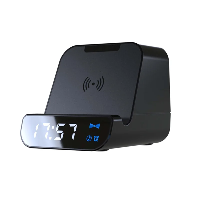 

Multifunctional Power Bank Bluetooth Loudspeaker Alarm Clock Wireless Charger SL@88