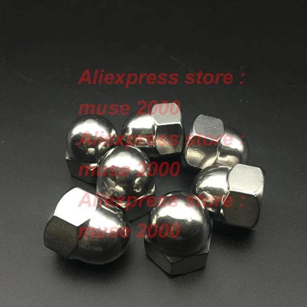 5 Pieces 1//2-13 Acorn Cap Nuts 316 Marine Grade Stainless Steel