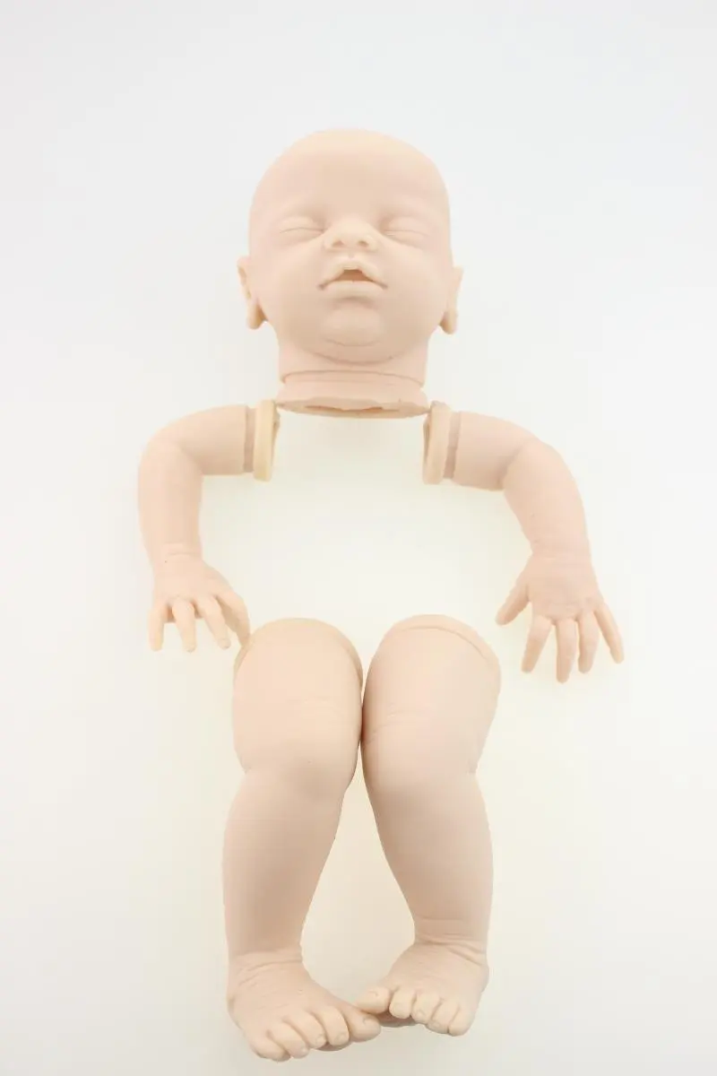 NPK 2" закрытые глаза DIY обновленные наборы для кукол ручной работы Bebes из силикона набор творческие развивающие игрушки для куклы для подарка на день рождения