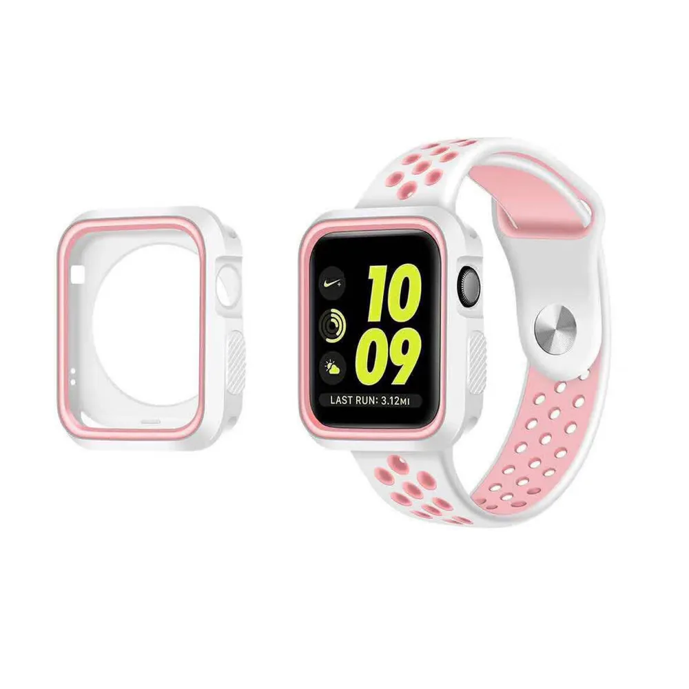 Мягкий чехол для Apple Watch 4 5 case 44 мм 40 мм iwatch series 3 2 1 42 мм/38 мм защитный силиконовый защитный чехол