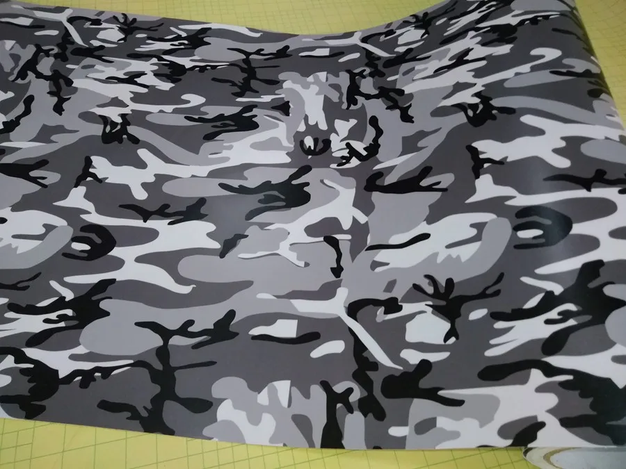 woodland urband camo vinyl car wrapping film sticker for car motor bike scotter (5) -  - 
